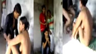 Couple Caught In Force Group Sex – Caught Video Viral