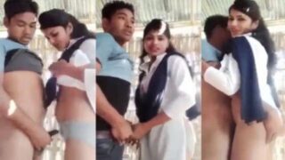 Nepali School Lover Outdoor Viral MMS – School Standing Sex